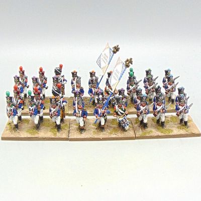 Grade C - Front Rank Miniatures - Napoleonic - 2 x French Ligne Infantry Units