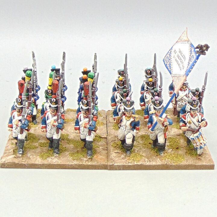 Grade C - Front Rank Miniatures - Napoleonic - French Ligne Infantry Unit