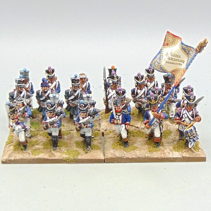 Grade C - Front Rank Miniatures - Napoleonic - French Ligne Infantry Unit