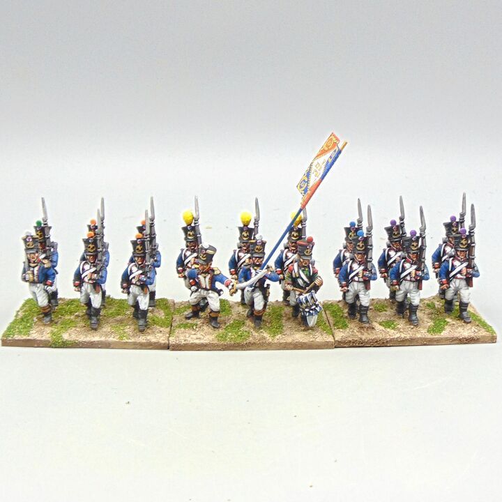 Grade C - Front Rank Miniatures - Napoleonic - French Ligne Infantry Unit
