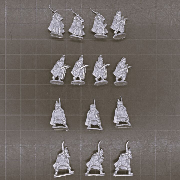 Museum Miniatures, Ancient Thracian - Peltasts