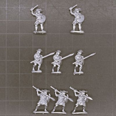 Museum Miniatures, Ancient Greek - Light Javelinmen/Skirmishers