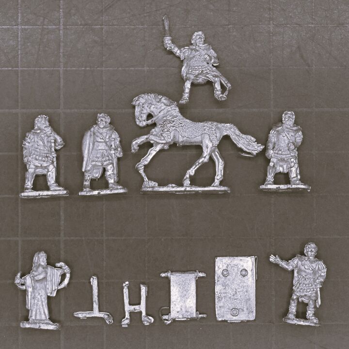 Xyston Miniatures, Ancient Macedonian - Alexander the Great Command Group