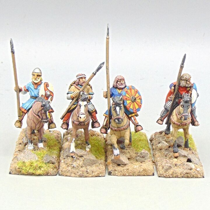 Grade B - Gripping Beast - Dark Ages - Mounted Viking Warriors