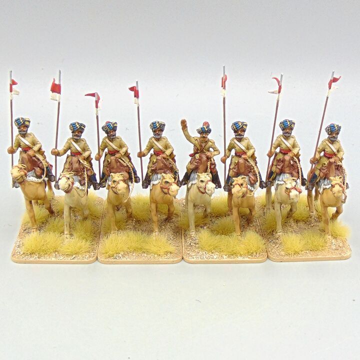 Grade D - Connoisseur Figures - Mahdist War - Indian Camel Mounted Lancer Unit