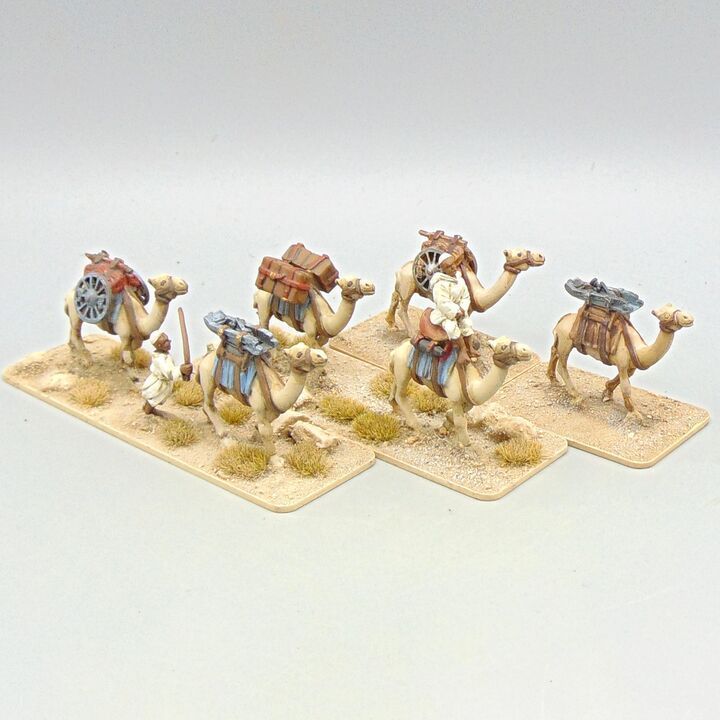 Grade D - Redoubt Enterprises - Mahdist War - Camel Baggage Train with Screw Guns