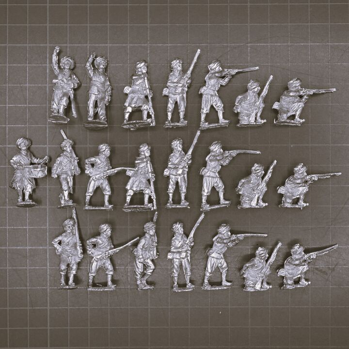 Perry Miniatures, 2nd Afghan War: Afghan Regular Infantry Unit in Turbans
