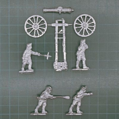 Eagle Figures, SYW: Prussian Field Gun & Crew