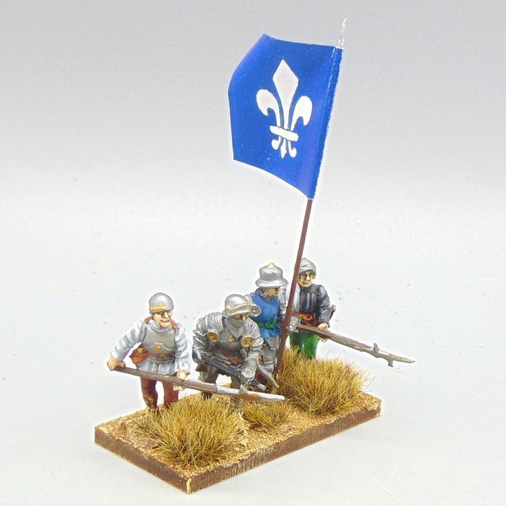 Grade D - Perry Miniatures - WOTR - Infantry Command Group