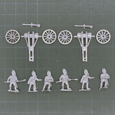 Outpost Wargames Services, FPW: Prussian Light Field Guns & Foot Artillery Crews