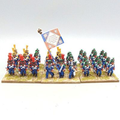 Grade D - Wargames Foundry - Napoleonic - French Leger Infantry Unit