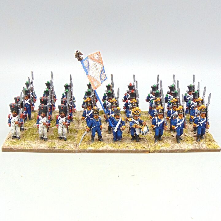 Grade D - Wargames Foundry - Napoleonic - French Leger Infantry Unit