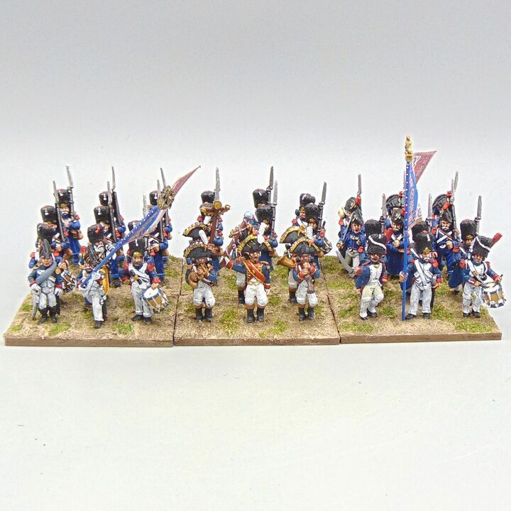 Grade C - Perry Miniatures - Napoleonic - Grenadiers of the French Imperial Guard including Bandsmen
