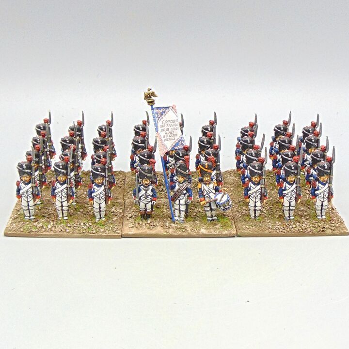 Grade D - Wargames Foundry - Napoleonic - Grenadiers Unit of the French Imperial Guard (1st Battalion)