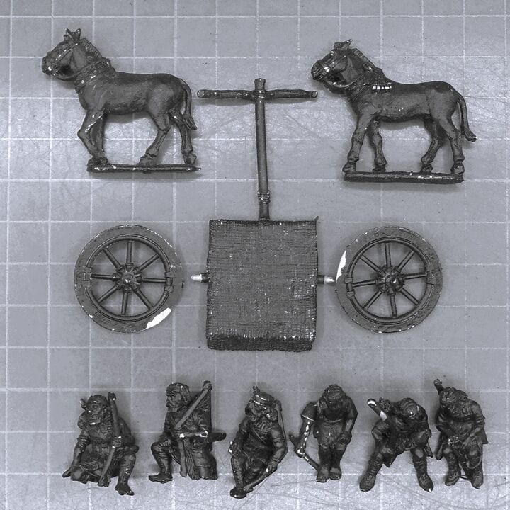 Wargames Foundry, Ancient Assyrians: Infantry Mounted on Cart