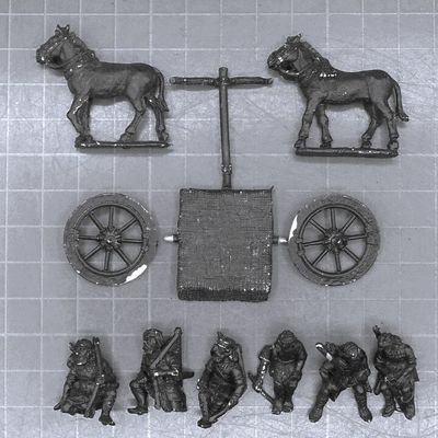 Wargames Foundry, Ancient Assyrians: Infantry Mounted on Cart