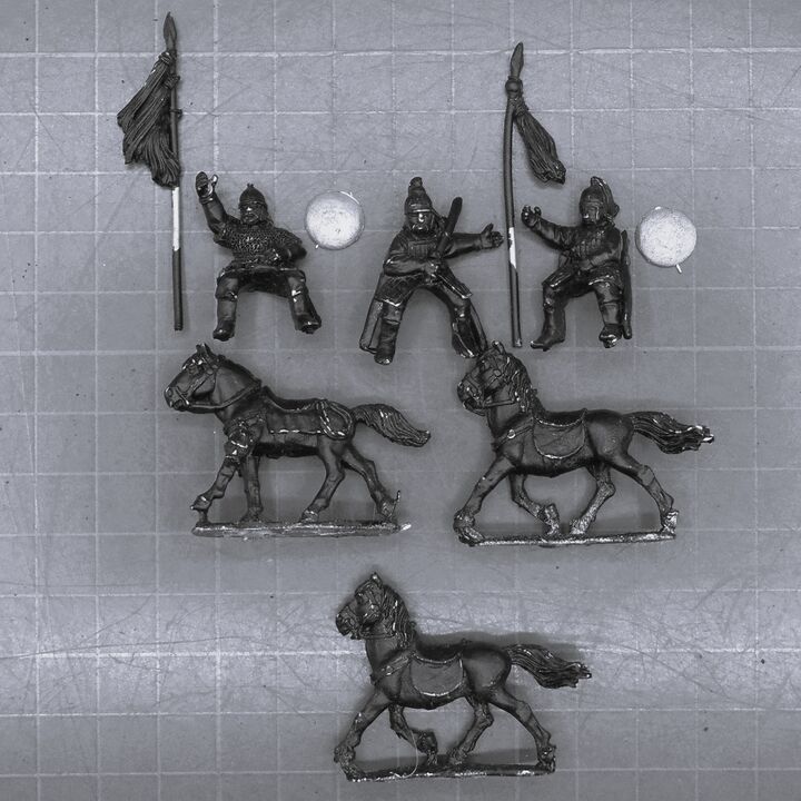 Wargames Foundry, Huns: Mounted Warlord Command Group