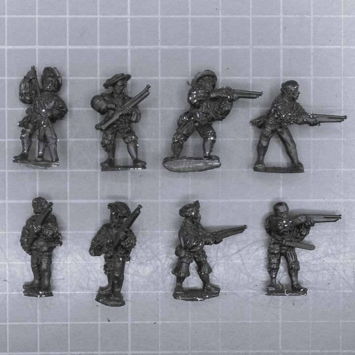 Wargames Foundry, Late Medieval/Early Renaissance: Landsknecht Handgunners