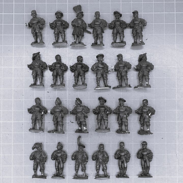 Wargames Foundry, Late Medieval/Early Renaissance: Landsknecht Pikemen, Standing