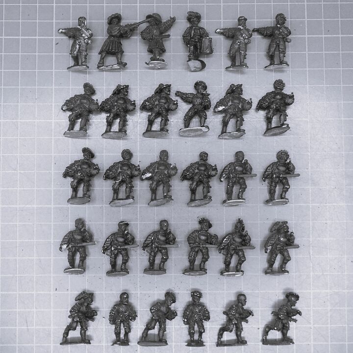 Wargames Foundry, Late Medieval/Early Renaissance: Landsknecht Pikemen, Advancing/Attacking