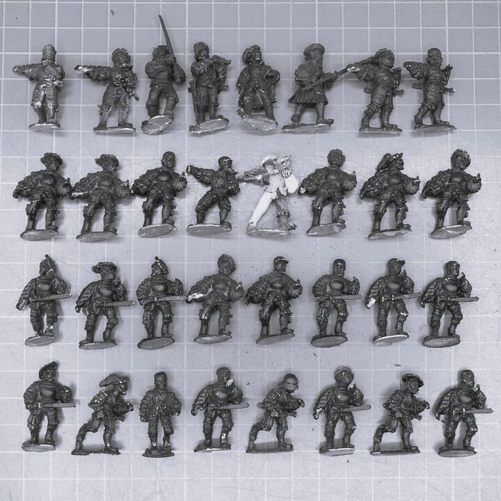 Wargames Foundry, Late Medieval/Early Renaissance: Landsknecht Pikemen, Advancing/Attacking