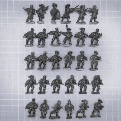 Wargames Foundry, Late Medieval/Early Renaissance: Landsknecht Pikemen, Advancing/Attacking