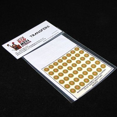 15mm, Littlebigman Studios, Ancient: Macedonian  Phalangite Shield Transfers To Fit Xyston Miniatures