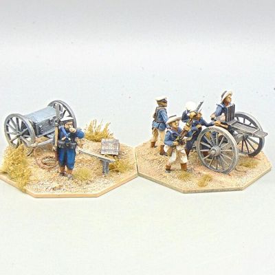 Grade D - Various Manufacturers - Mahdist War - British Naval Brigade Nordenfelt Machine Gun Team