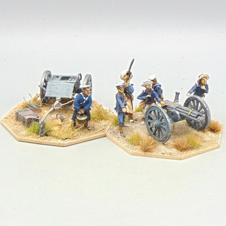 Grade D - Various Manufacturers - Mahdist War - British Naval Brigade Gatling Machine Gun Team