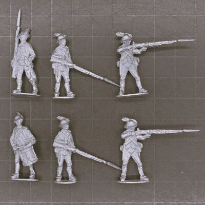 Fife & Drum Miniatures, AWI - British Guards Centre Company, Skirmishing