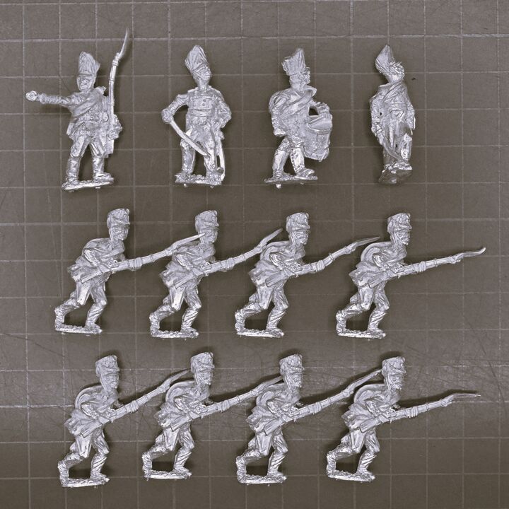 Elite Miniatures, Napoleonic: Later Prussian Infantry in Uncovered Shakos