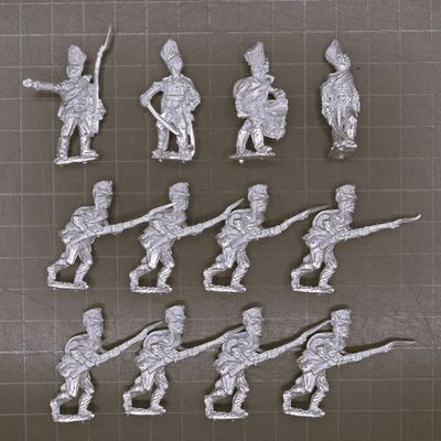 Elite Miniatures, Napoleonic: Later Prussian Infantry in Uncovered Shakos