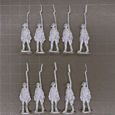 Fife & Drum Miniatures, AWI - British Line Centre Company, Marching in Light Kit
