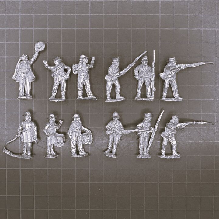 Perry Miniatures, ACW: Confederate Infantry Unit, Firing Line