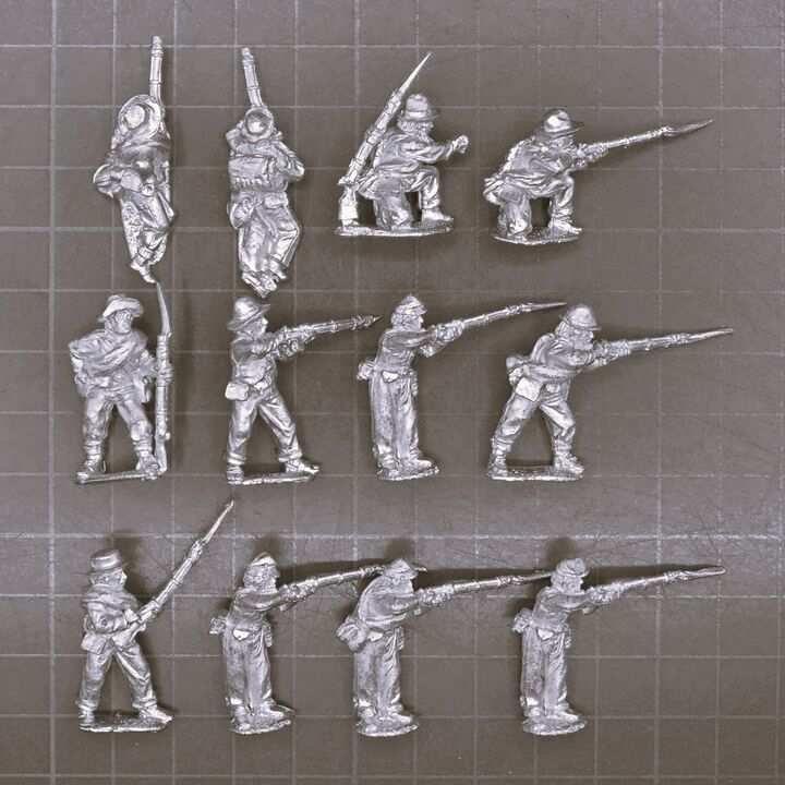 Wargames Foundry, ACW: Confederate Infantry, Firing Line