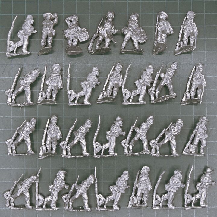 Wargames Foundry, ACW: Confederate Infantry Unit, Advancing