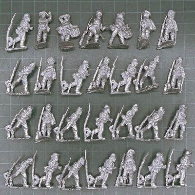 Wargames Foundry, ACW: Confederate Infantry Unit, Advancing