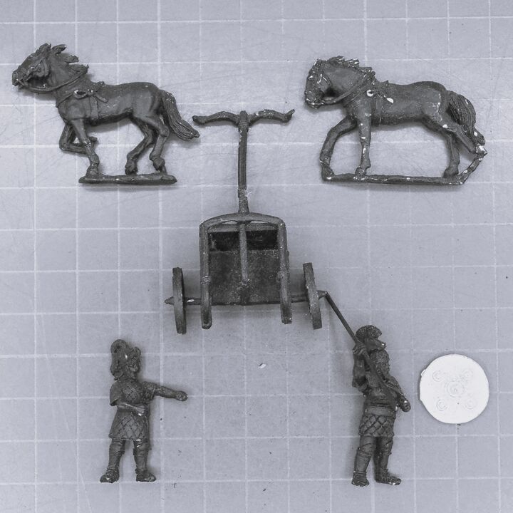 Wargames Foundry, Myceneans, Minoans & Trojan War : Achilles' War Chariot