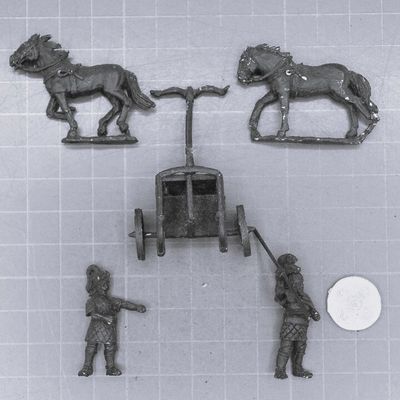 Wargames Foundry, Myceneans, Minoans & Trojan War : Achilles' War Chariot