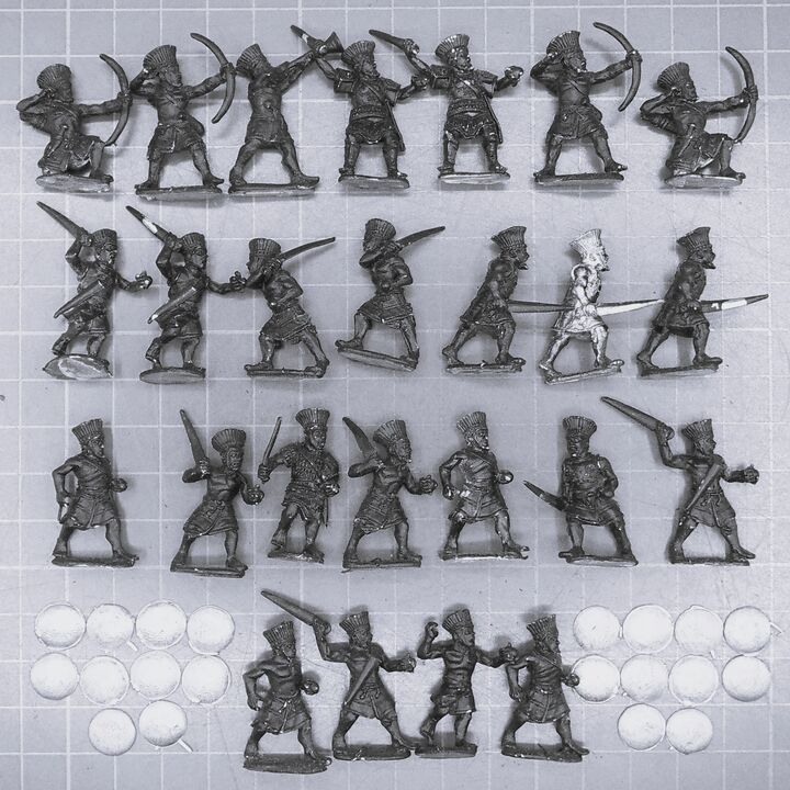 Wargames Foundry, Biblical : Sea Peoples Warriors