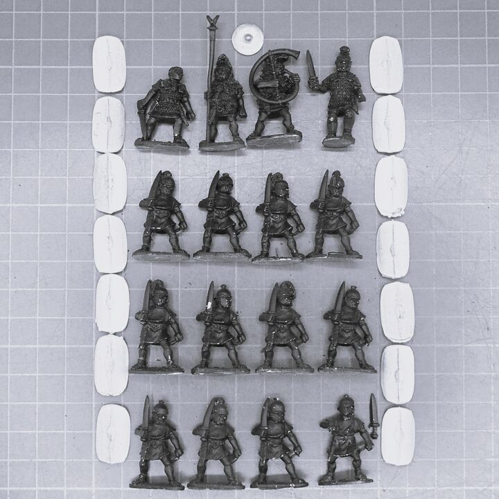 Wargames Foundry, Late Republican Roman : Unarmoured Infantry Unit
