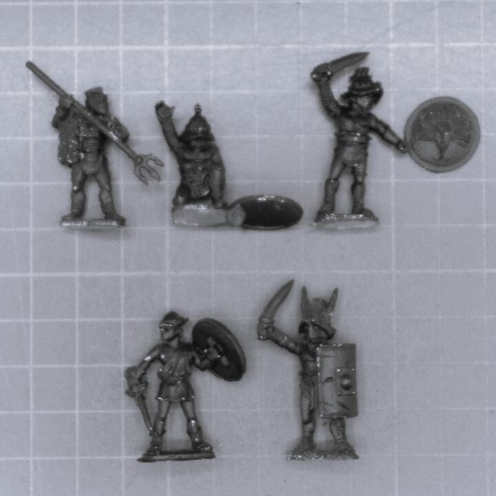 Wargames Foundry, Imperial Roman Gladiators: Various Gladiators (Saleh's Survivors)