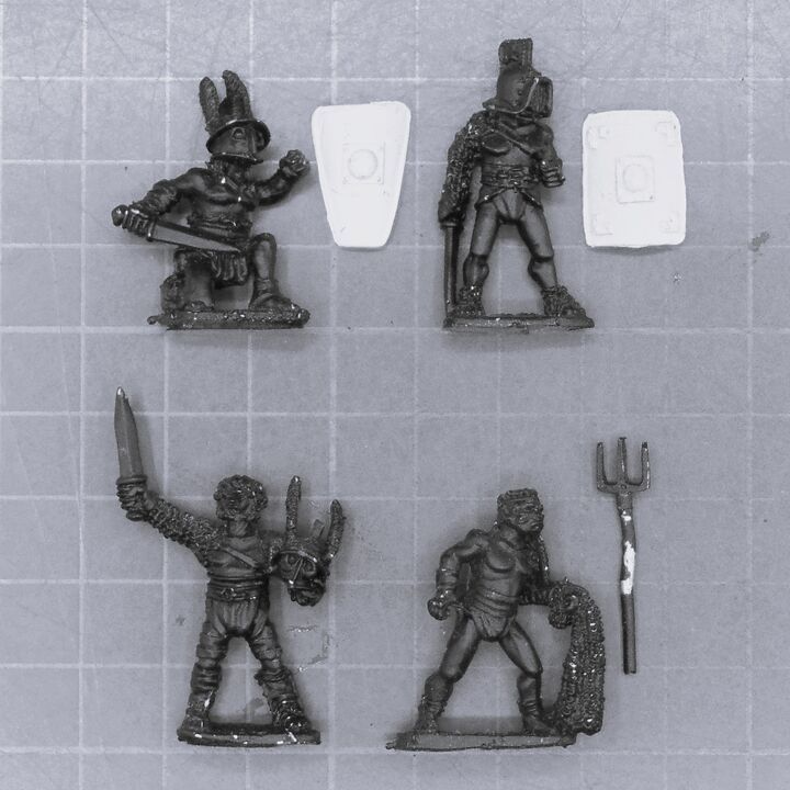 Wargames Foundry, Imperial Roman Gladiators: Various Gladiators (Prime Contenders)