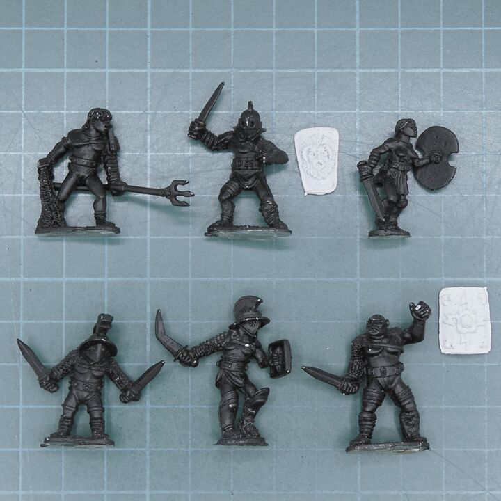 Wargames Foundry, Imperial Roman Gladiators: Various Gladiators (Copplestones Conquerors)