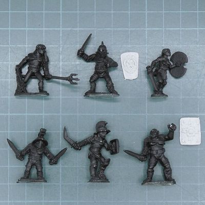 Wargames Foundry, Imperial Roman Gladiators: Various Gladiators (Copplestones Conquerors)