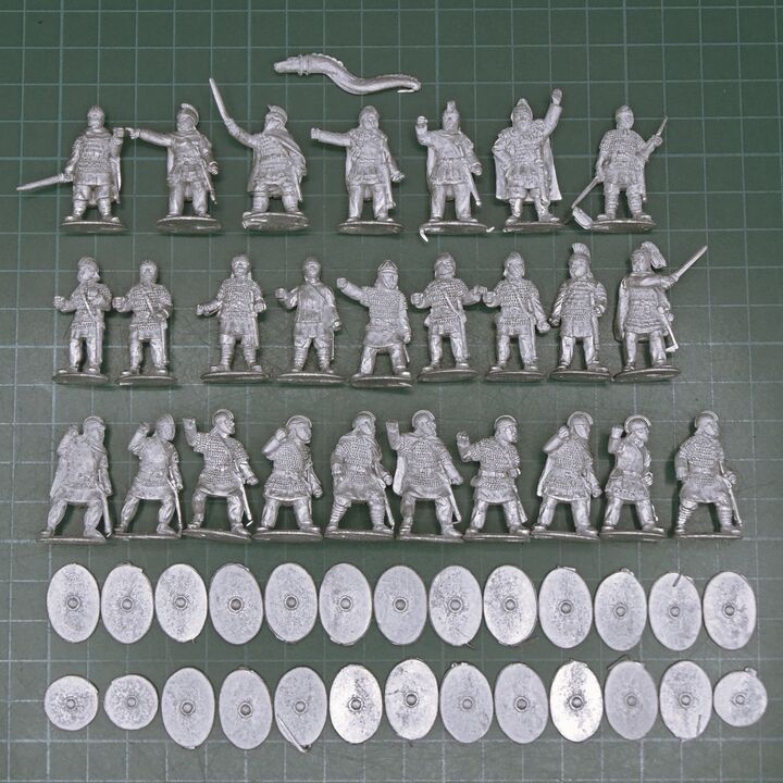 Footsore Miniatures, Romano British: Armoured Infantry Unit
