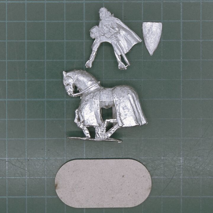 Footsore Miniatures, Medieval: Mounted Barons War Character, William Marshall