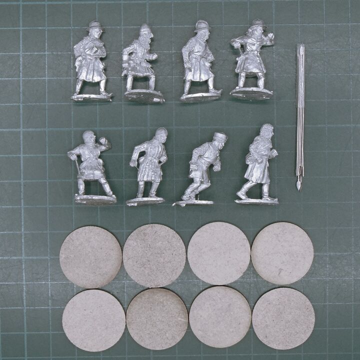 Footsore Miniatures, Medieval: Spearmen