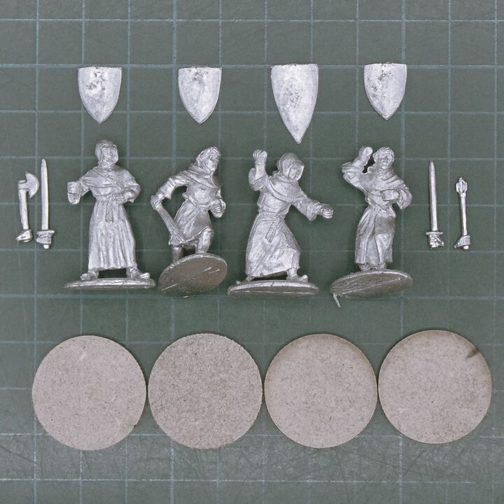 Footsore Miniatures, Medieval: Milites Christi Monks