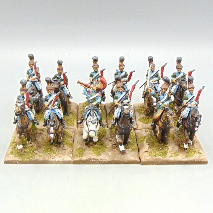 Grade B - Elite Miniatures - Napoleonic - French Line Lancers Unit